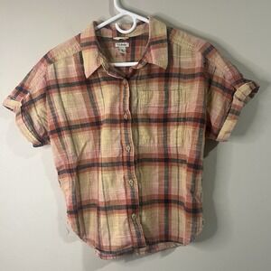 Women's L.L.Bean Day Breeze Shirt, Short-Sleeve Button-Front Small
